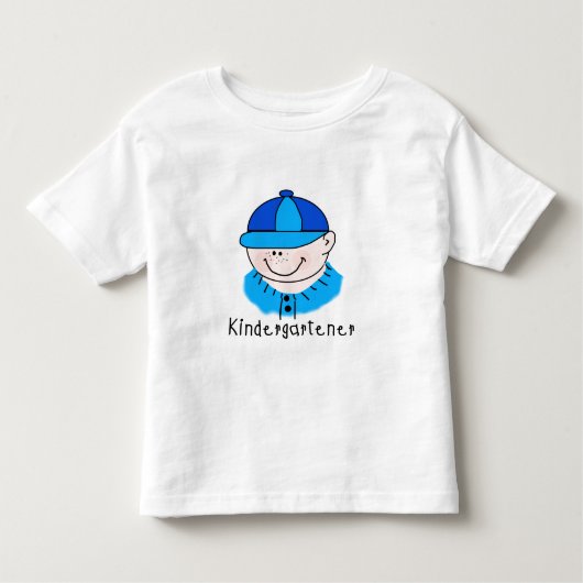 Boy Kindergartner Kinder Shirts (Voorkant)