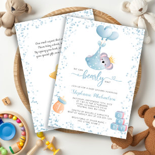 Boy Koala Barly Wachten Boek Aanvraag Baby shower Kaart