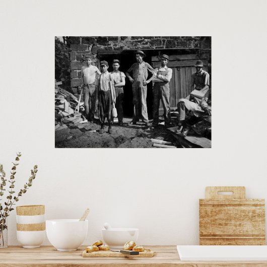 Boy Laborers, 1913 Poster (Keuken)