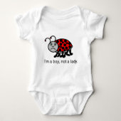 Boy Lady Bug Romper (Voorkant)