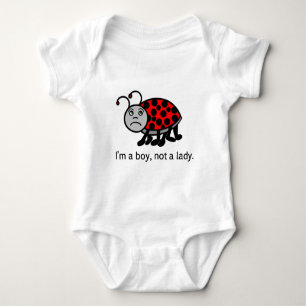 Boy Lady Bug Romper