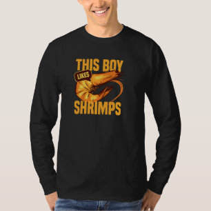 Boy Likes Shrimps Funny Seafood Chef Pullover