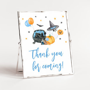 Boy Little Boo Baby shower Bedankt voor je komst Poster