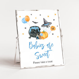 Boy Little Boo Ghost Baby shower Baby's zijn schat Poster