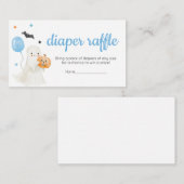 Boy Little Boo is bijna te wijten aan luier Raffle Informatiekaartje (Voorkant / Achterkant)
