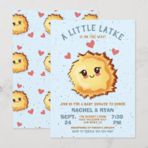 Boy Little Latke Chanoeka Baby shower