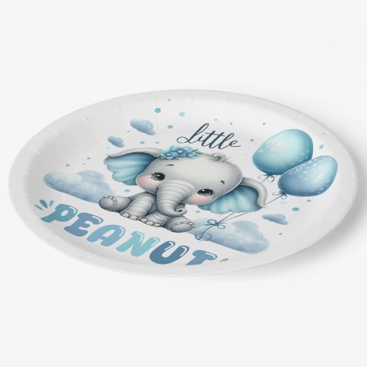 Boy Little Peanut Papieren Bordje (Gekanteld)