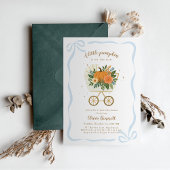 Boy Little Pumpkin Baby Shower Kaart