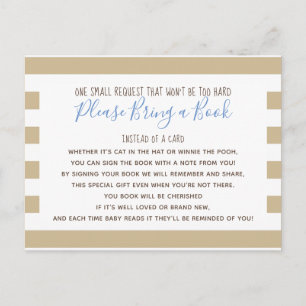 Boy Little Pumpkin Herfst Baby shower Boek Kaart