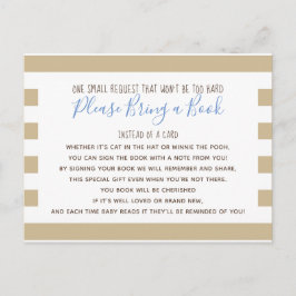 Boy Little Pumpkin Herfst Baby shower Boek Kaart