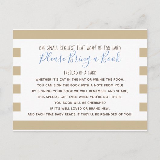 Boy Little Pumpkin Herfst Baby shower Boek Kaart (Voorkant)