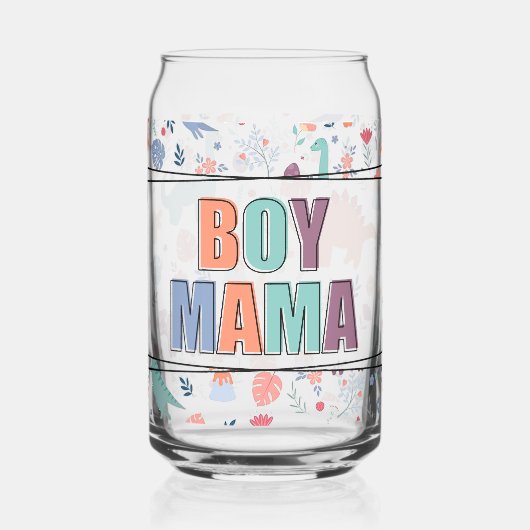 Boy Mama Blikvorm Glas (Links)