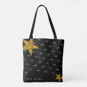 Boy Mama Fun Custom Name Canvas tas (Achterkant)