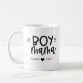 "Boy Mama" Gepersonaliseerde Moederdag 2 kinder na Koffiemok (Links)