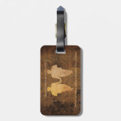 Boy Meets Boy Grooms Gay Wedding Gift Bagagelabel (Achterkant verticaal)