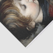  Boy met Schildpadportret Decoupage Tissuepapier (Detail)