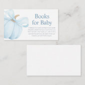 Boy Minimalist Little Pumpkin Baby Books for Baby Informatiekaartje (Voorkant / Achterkant)