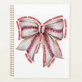 Boy Mom Croquette Bow Affirmatie Bloemen Planner (Voorkant)