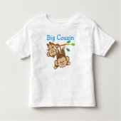 Boy Monkeys Big Cousin Kinder Shirts (Voorkant)