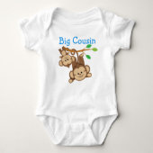 Boy Monkeys Big Cousin Romper (Voorkant)
