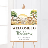 Boy Oerwoud Safari Dieren Baby shower Welkom