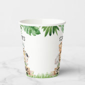 Boy Oerwoud Wild Een Verjaardagspapier Cups Papieren Bekers (Links)