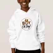 Boy oh Boy Bold en speels Logo T-shirt (Voorkant)