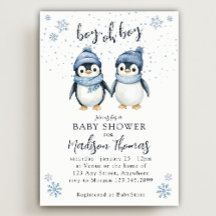 Boy Oh Boy Winter baby shower