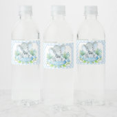 Boy Olifant Baby shower Waterfles Labels Waterfles Etiket (Flessen)