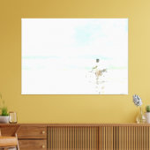 Boy on Bicycle Canvas Afdruk (Insitu (Woonkamer))