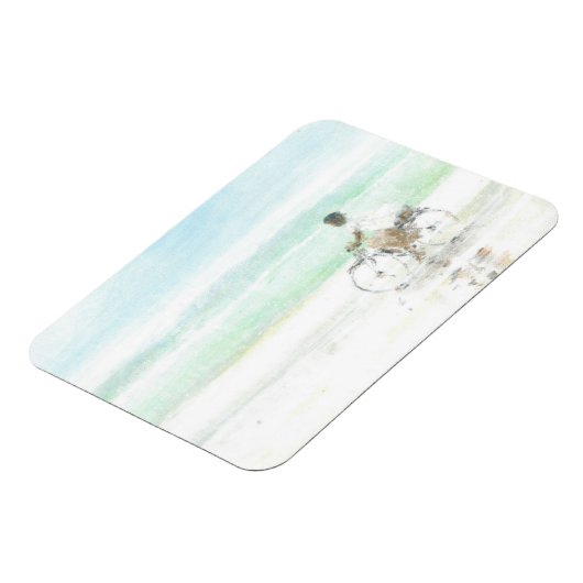 Boy on Bicycle Magneet (Linkerzijde)