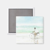 Boy on Bicycle Magneet (Voorkant / Achterkant)