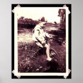 BOY ON BIKE POSTER (Voorkant)