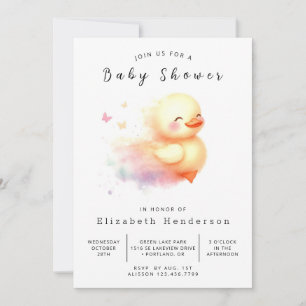 Boy Online Duck Baby shower Kaart