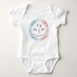 Boy or Girl? – Gender Reveal Baby Bodysuit