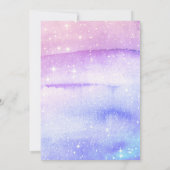 Boy or Girl Gender Reveal Elegant Floral Crystal  Kaart (Achterkant)