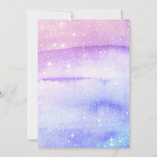 Boy or Girl Gender Reveal Elegant Floral Crystal  Kaart (Achterkant)