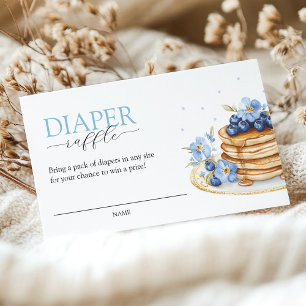 Boy Pancake Baby Brunch Luier Raffle Baby shower Informatiekaartje