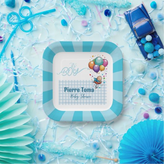 BOY Paper-Bord Papieren Bordje (Feest)