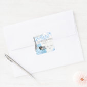 Boy Paris Baby shower Stickers (Envelop)