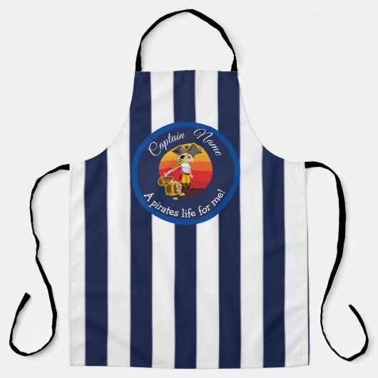 Boy Party Pirates Schort (Voorkant)