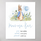Boy Peter Konijn Baby shower Moeder Osa Bar Poster (Voorkant)