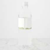 Boy Peter Rabbit Baby shower Waterfles Etiket (Achterkant)