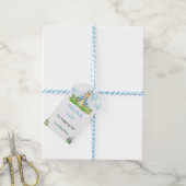 Boy Peter Rabbit Bedankt Label Verjaardagsfeest Cadeaulabel (Met Touw)