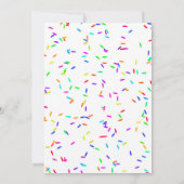 Boy Piñata 7th Birthday Invitations (Achterkant)