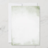 Boy Pine Tree Deer Mountain Forest Baby Shower  Kaart (Achterkant)