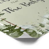 Boy Pine Tree Forest Mountain Laat uw wensen achte Poster (Hoek)