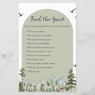 Boy Pine Tree Forest Mountain Vind het gastspel