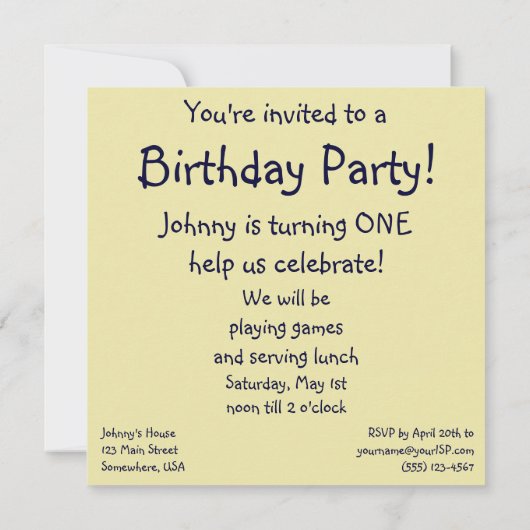  Boy Pirate Parrot, Kinderverjaardagsfeestje Kaart (Achterkant)