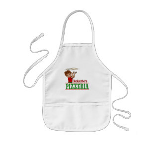 Boy Pizza Party Apron Kinder Schort